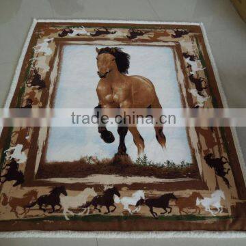 Sherpa Throw Blanket Knit and Printed Raschel Throw Rev Sherpa photo-4