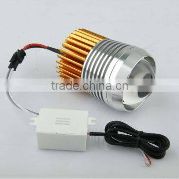 Auto Parts 10w Led Motorcycle Headlight Driving /flashlight With Blue Silver Housing photo-4