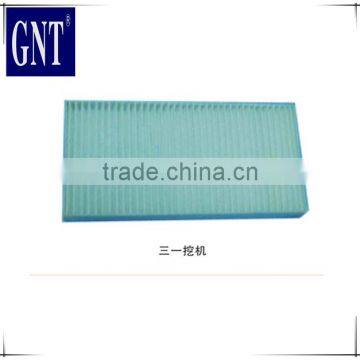 best quality sany cabin filter excavator parts