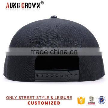 Wholesale Custom Black Snakeskin Snapback Cap photo-5
