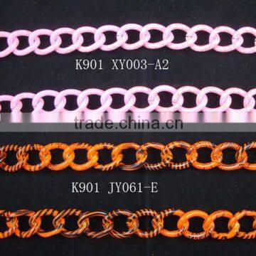 colorful curb chain for jewelry DIY making