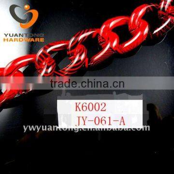 Fashion jewelry 6mm spray-paint aluminum chain