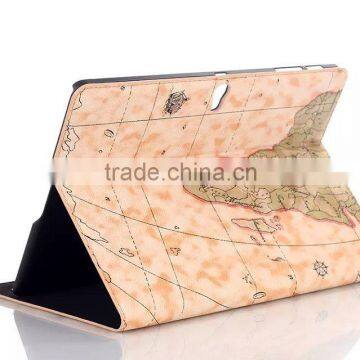 Worl Map Stand Flip Case for Samsung Tab S 10.5