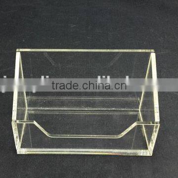 Customized acrylic business card stand portrait