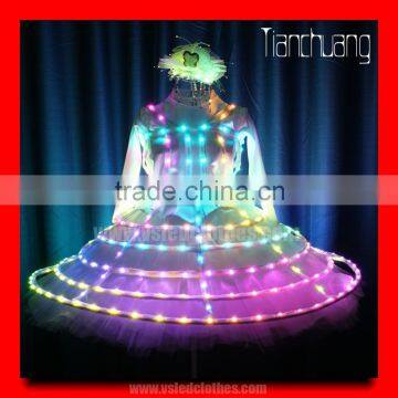 Programmable Western Flash Lights LED Dance Costume