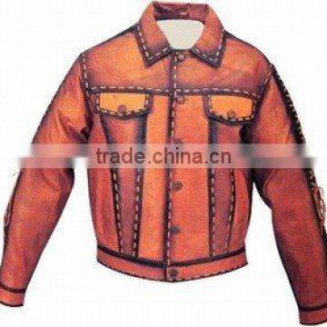 DL-1653 Leather Fashion Jacket