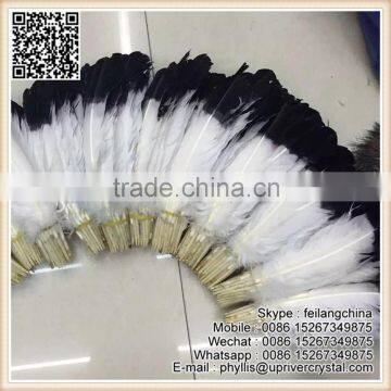 Cheap Sale Imitation Eagle Feather 25-30cm Large White Turkey Feather