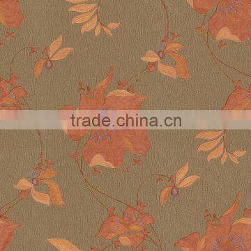 Washed Vinyl Wallpaper for Interior for Hotel/Bath room/Spa PVC manufacture in foshan,China