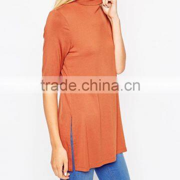 2016 New Design Short Sleeve Western Tunic Dress Women Jersey Clothes Tunic Dress photo-4