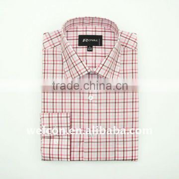 China factory OEM Men's fashion 100% cotton long sleeve European style wrinkle free shirt