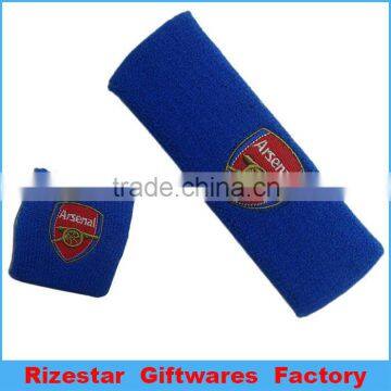 variours multi colors cotton terry toweling sport arm sweatband