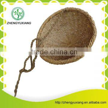 Special Shape Handmade Rattan Round Hanging Storage Basket photo-5