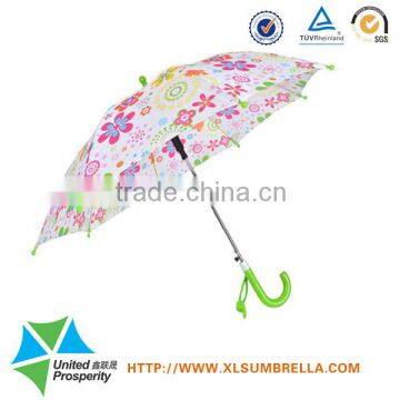 silver color metal frame children butterfly print umbrella