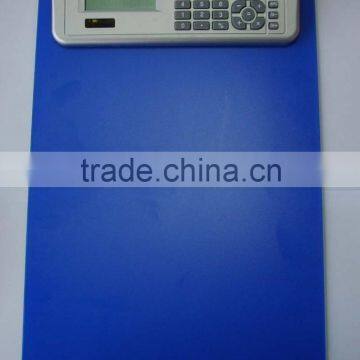 plastic calculator with clip board