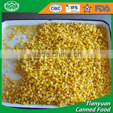 2016 new crop GOOD TASTE canned sweet kernel corn in tins