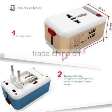 New Intelligent Timing Charging Function Multifunctional Adapter Plugs Global Universal Charging Electrical Plug Socket With USB photo-5