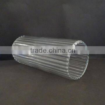 Custo Made Large Candle Holder Glass Tall photo-2