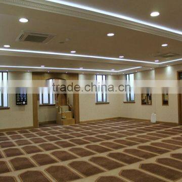 Beige color Mosque carpets Brown carpet for Mosque prayer room Red carpets