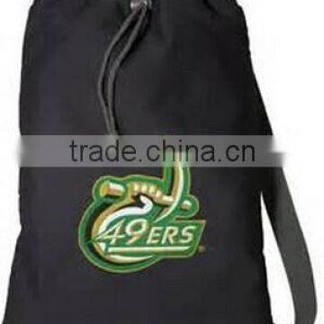 promotional black drawstring backpack (FLY-EL0081)