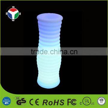 LED Color Changing Decoration Waterproof Plastic Round Flower Pot photo-3