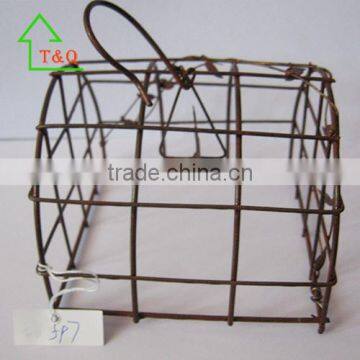 Mini Dollhouse Furniture Birdcages Vintage Cabin Model Fairy House