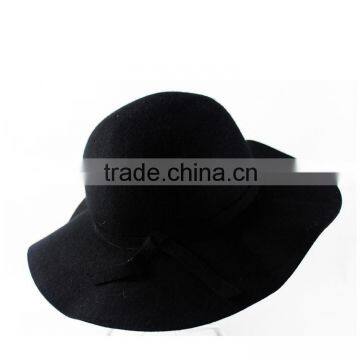 2015 Fashion Womens Hat Black Wide Brim Sinamay Hat photo-4