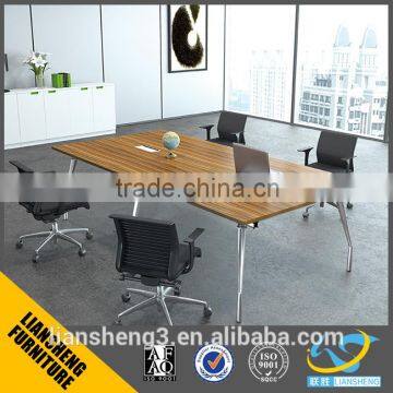 New design Conference room table melamine conference table with alloy legs