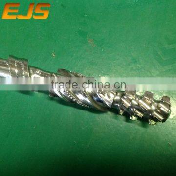 PE PVC extruder screw barrel with nitrided or bimetalic treatment