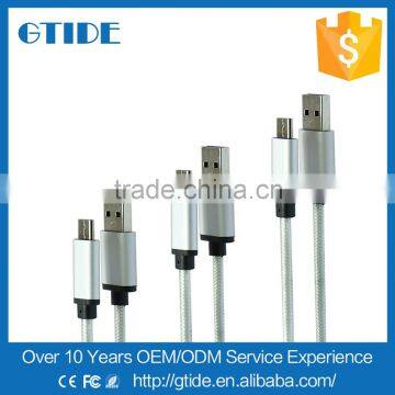 High Quality USB Type C Nylon Braided Connector Data Cable,USB 3.1 Type-c Charging Cable for Xiaomi 5/Macbook photo-4