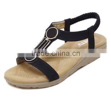 2016 new summer sandals shoes buckle shoes