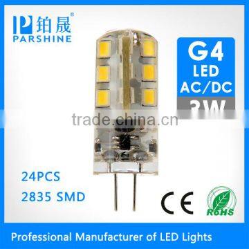 SMD3014 1.5W 3W G4 LED Bulb dimmable G4 LED 220V