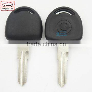 Okeytech Opel transponder chip key shell blank with left blade with logo transponder chip key blank opel car key case