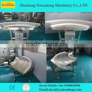 90 degree bent mesh belt conveyor