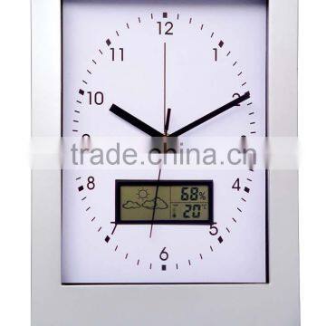 digital wall clock with day and date