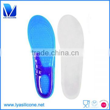 Custom washable silicone orthotic insoles