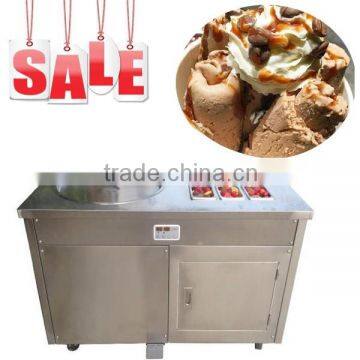 Thai style fried ice cream roll freezing machinery