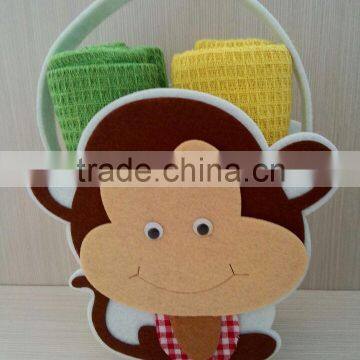 cute animal design gift felt bags