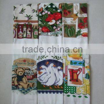 2015 latest design pigment printing cotton towel printed kitchen towel/tea towel china supplier china wholesale alibaba