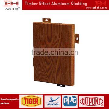 Wholesale Price Wood Grain Aluminum Exterior Wall Cladding Material photo-2