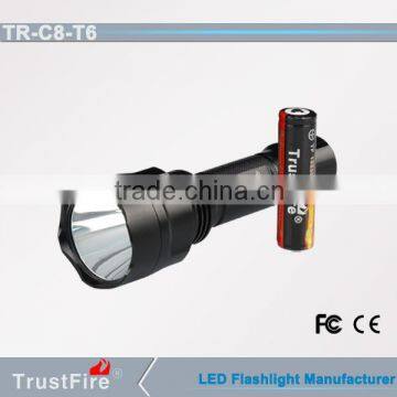 TrustFire wholesale C8 XP-E Q4 led cree outdoor led flashlight/led hand torch