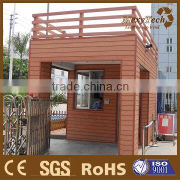 container house application wood plastic composite decking