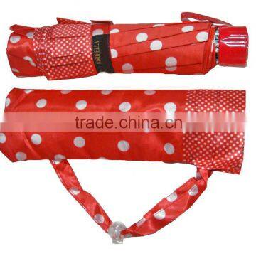 High Quality Mix 12 Designs 22inch 10k 3 Fold Satin Leopard Print Umbrella photo-6