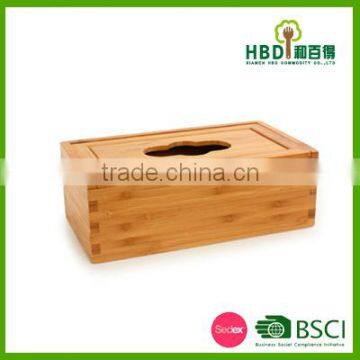 Promotional Bamboo Napkin Box,wood Tissue Box,bamboo Paper Holder photo-3