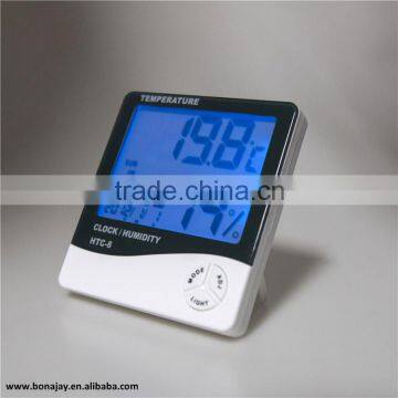 3 in 1 Digital LCD Screen Backlight Thermometer Humidity Meter photo-2
