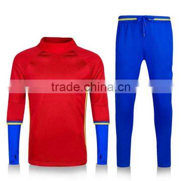 Free Shipping to Spain Soccer Training Tracksuit 2016/2017 Best Quality Red Blue Russia Football Sweater Suit