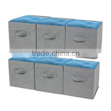 packaging cubes nonwoven fabric foldable storage box