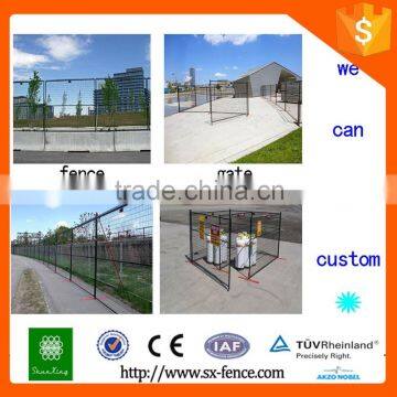 Canada Standard Yellow Color Pvc Coated Metal Fence Temporary Fence photo-6