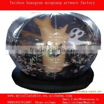 halloween snow globe inflatable halloween decoration