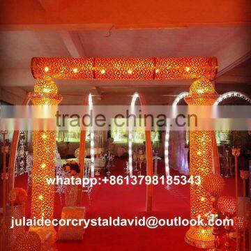 wedding mandap/indian wedding mandap designs/crystal stage