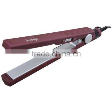 Professional hair straightener with LED indicator light